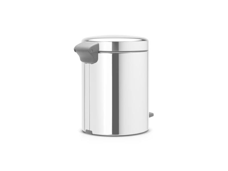 Brabantia Kosmetikeimer NewIcon 5 l, Brilliant Steel Treteimer