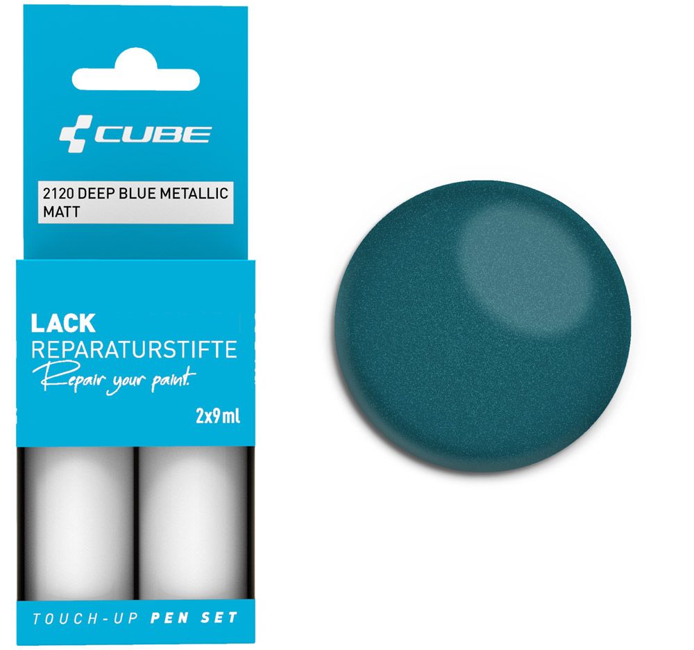 Cube Lackreparaturstift Set DEEP BLUE METALLIC matt kaufen | Bike-Discount