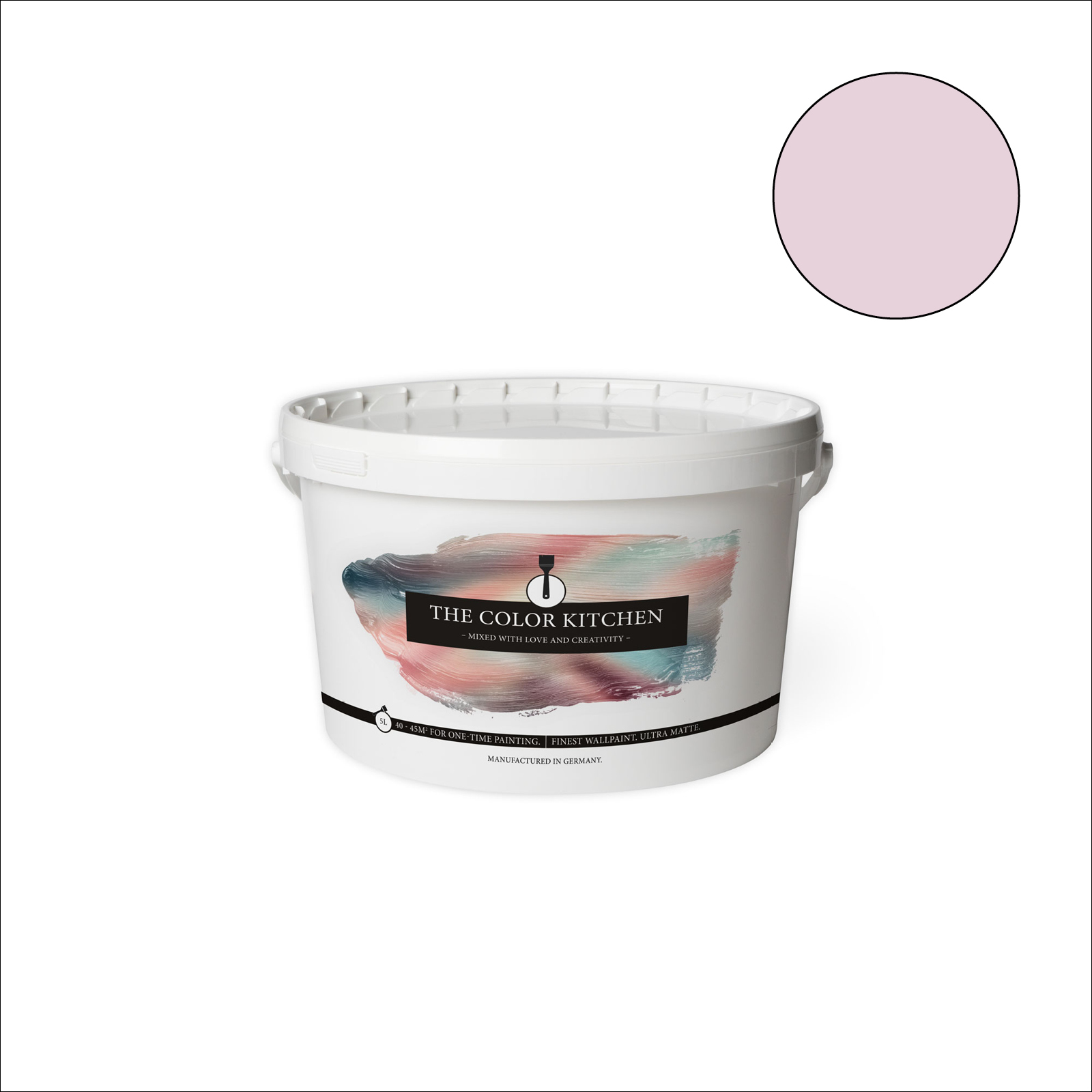 The Color Kitchen Wandfarbe Milky Strawberry - pink matt - 5 Liter