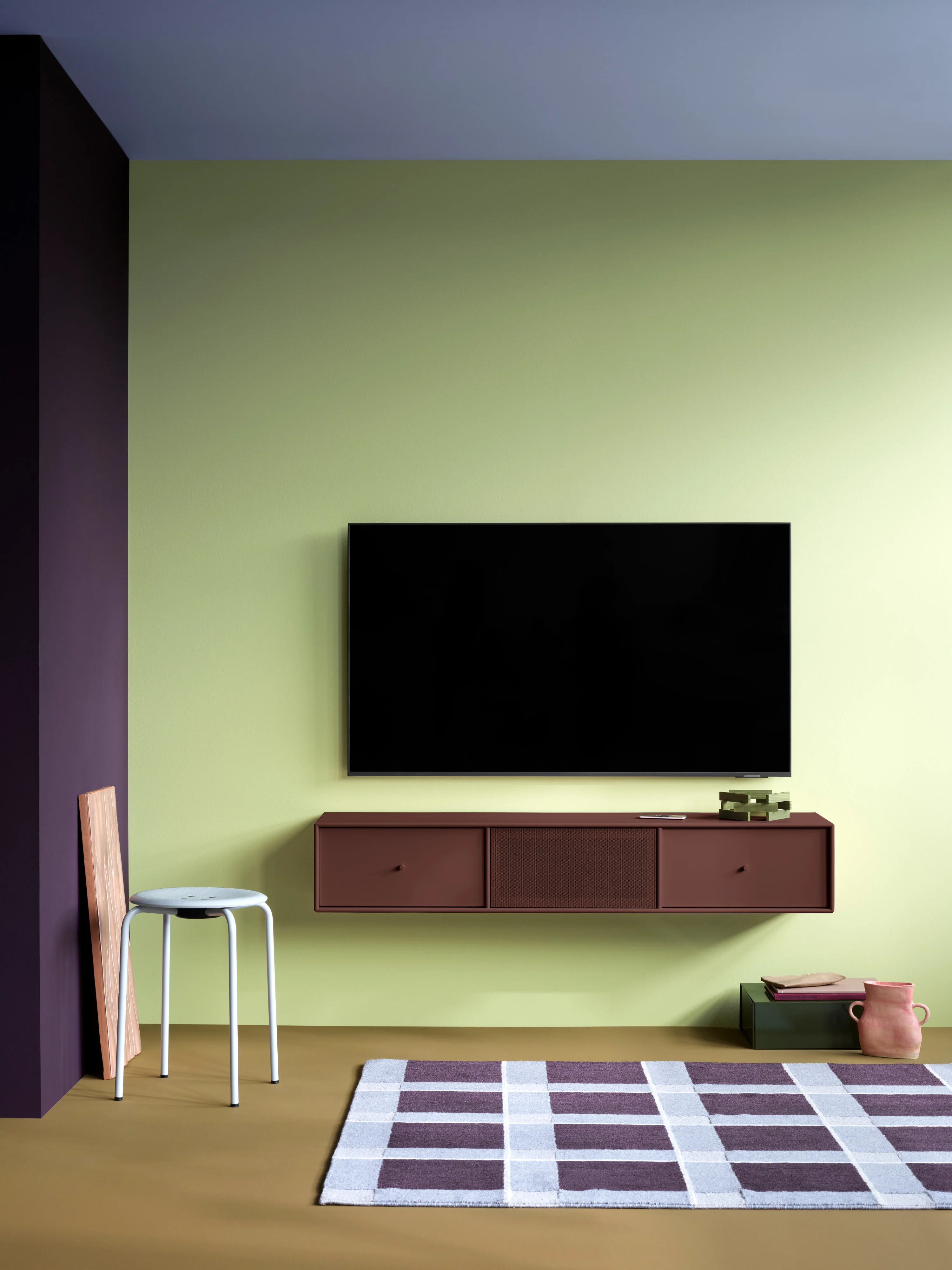 Handgemaakte wand-tv-meubel Octave V
