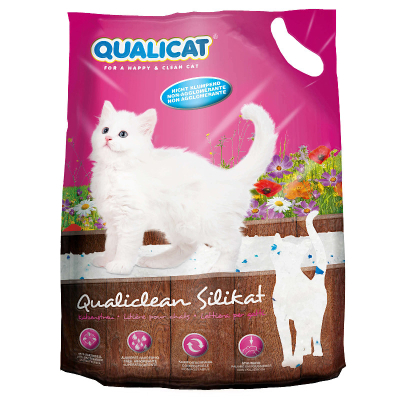 QUALICAT Katzenstreu Qualiclean Silikat nicht klumpend 5l