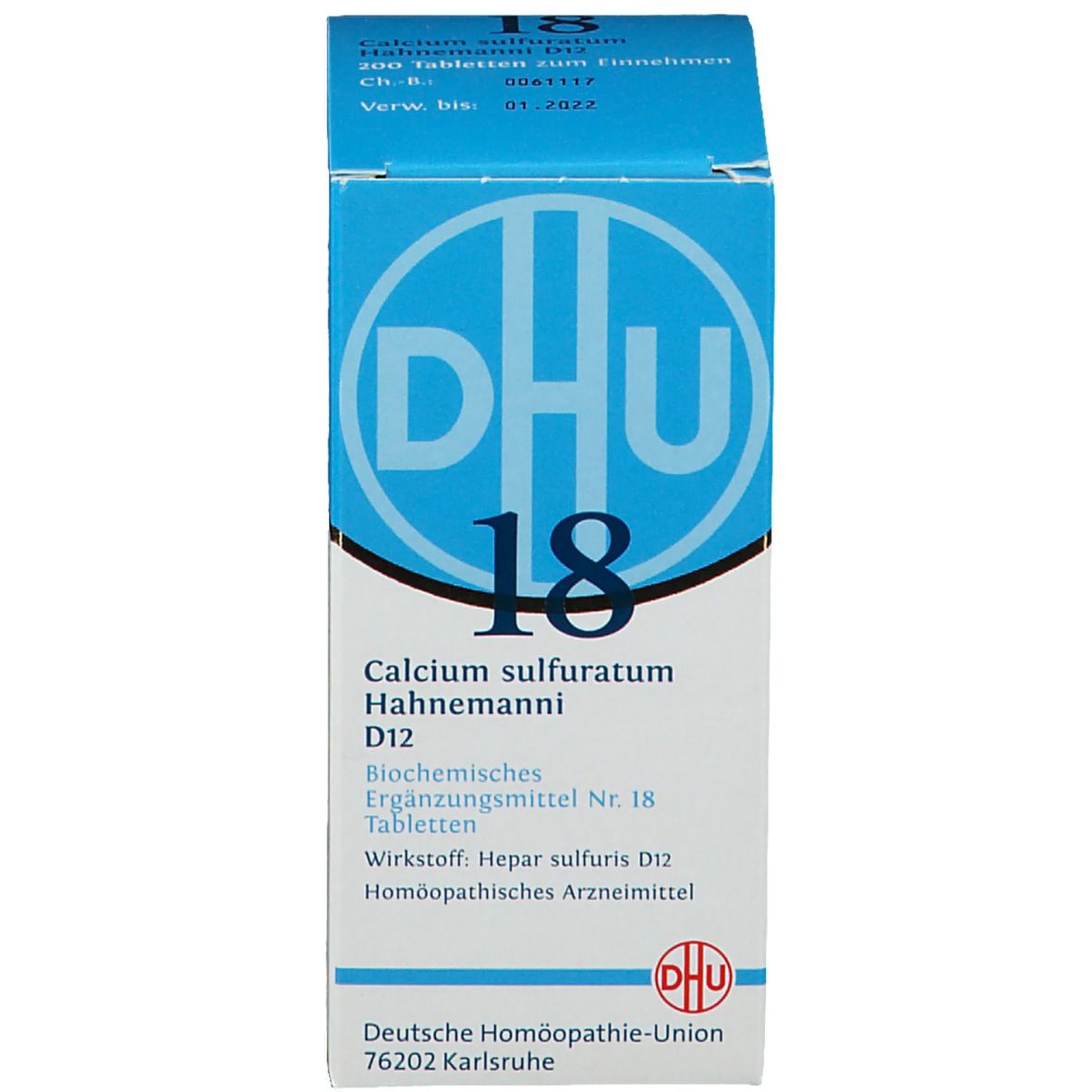 DHU Biochemie 18 Calcium sulfuratum D12