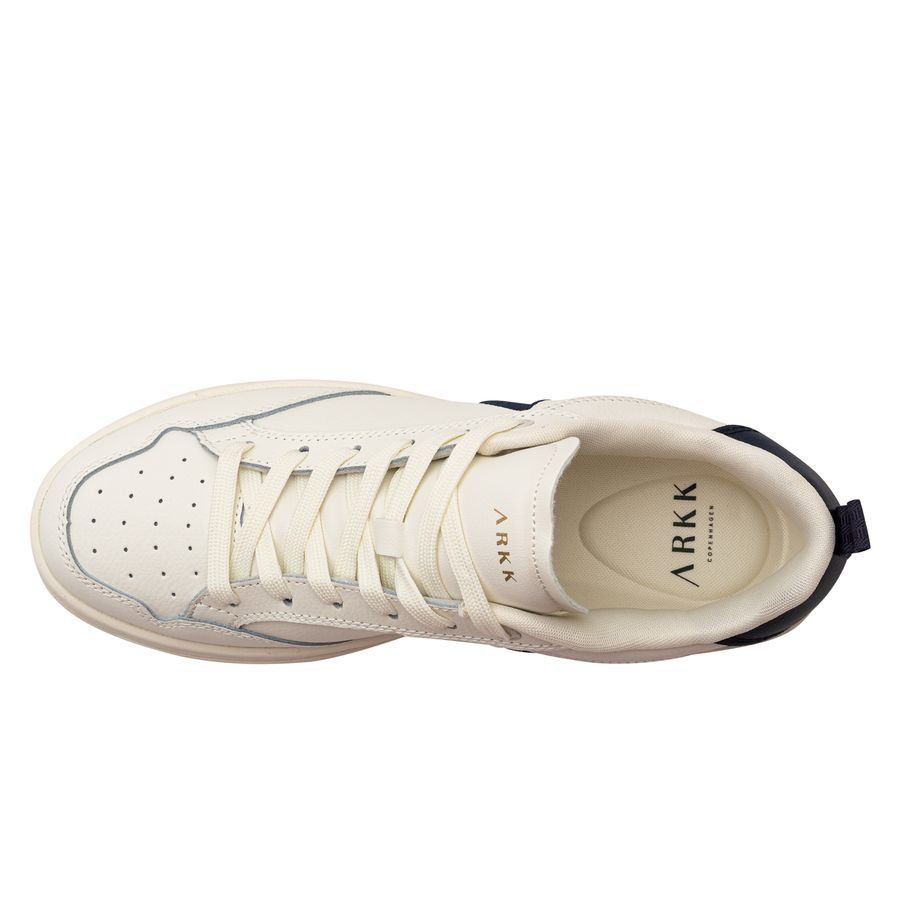 ARKK Chaussures Visuklass Leather Stratr65 - Blanc/Bleu Marine Femme