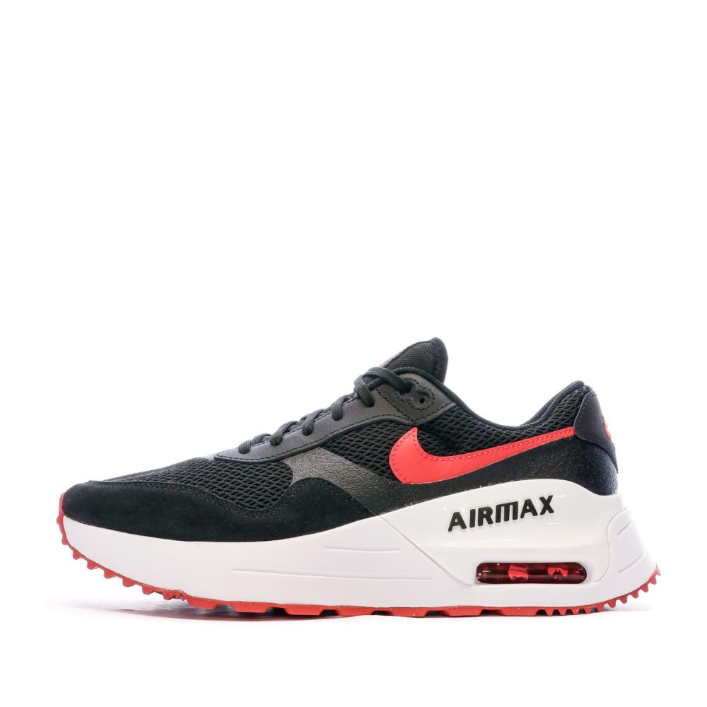 Nike Baskets Noir/Rouge Homme Nike Air Max Systm