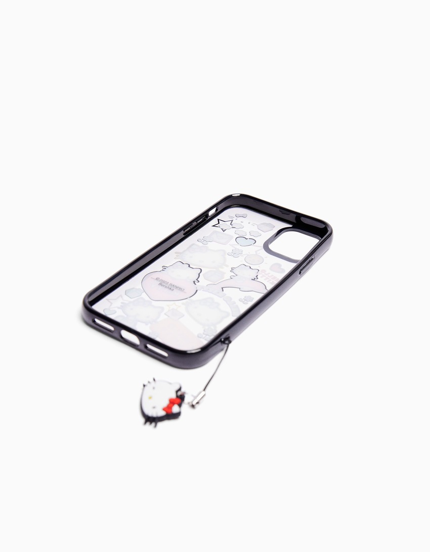 Capa para iPhone com pingente da Hello Kitty
