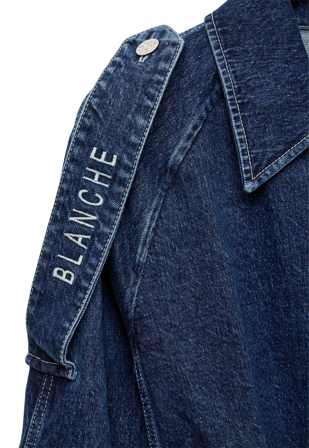 BLANCHE  Wayne trenchcoat - Denim