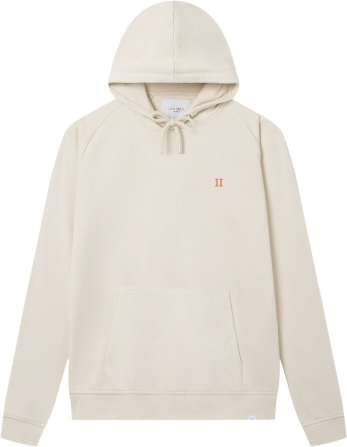 Les Deux Nørregaard Hoodie Ivory/orange