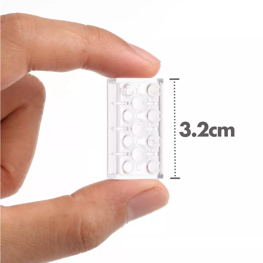 Katara Bausteine - 120 Stück 4x2 transparent