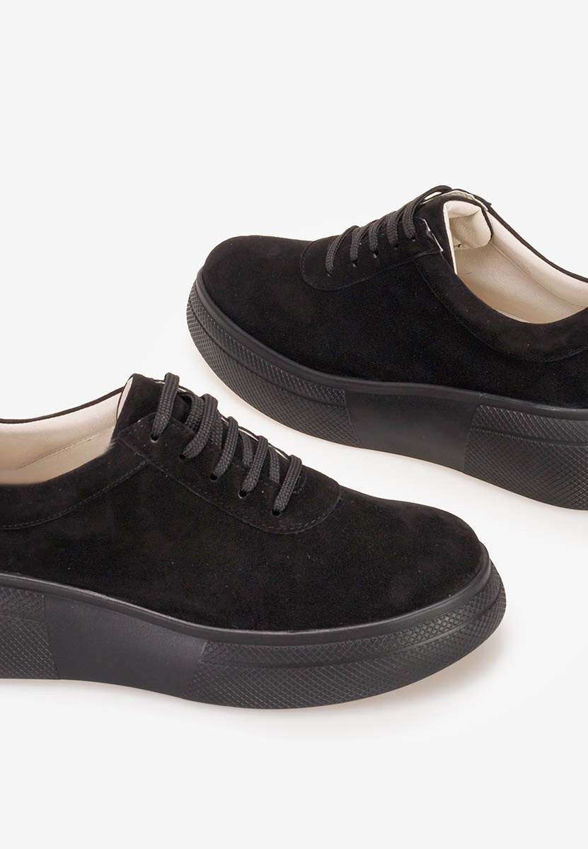 Chaussures casual à plateforme noirs Delisa V2