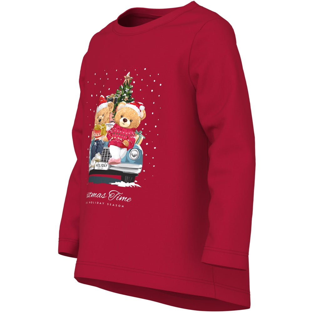 Køb Name It Jester Red Xmas Bunny Nmfvosmas Ls Nreg Top