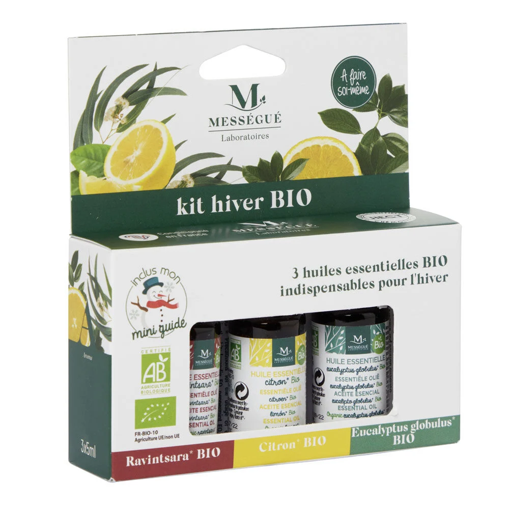 Huile essentielle découverte Aromathérapie BIO x3