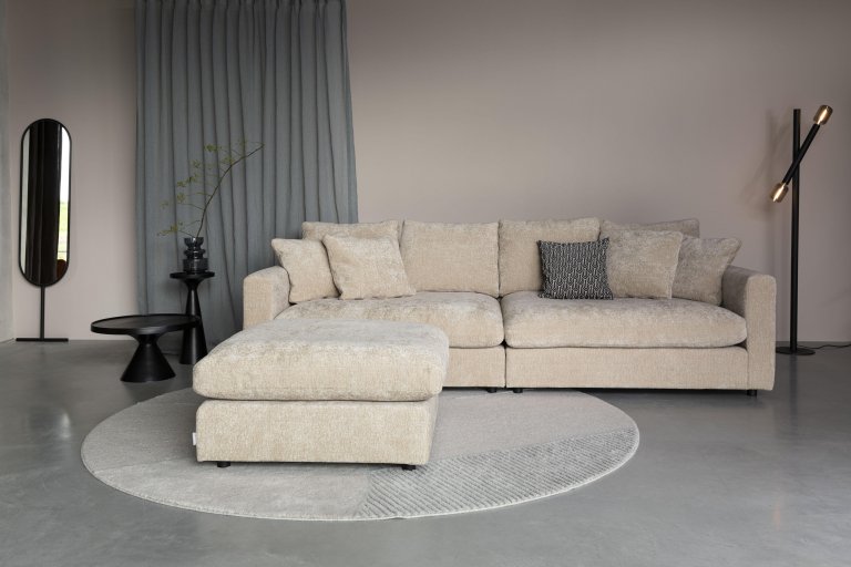 Zuiver Sense hocker Nature Soft