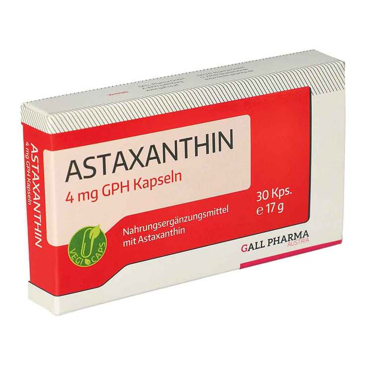 Astaxanthin 4 mg GPH Kapseln, 30 St