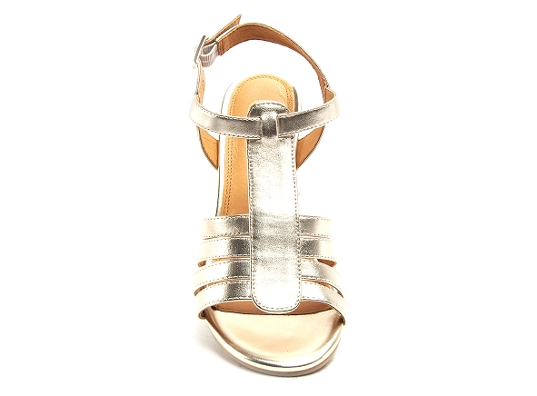 Fugitive nu pieds talons femme soana or