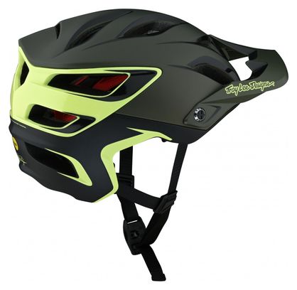 Casque Troy Lee Designs A3 Mips Uno Gla Vert / Noir