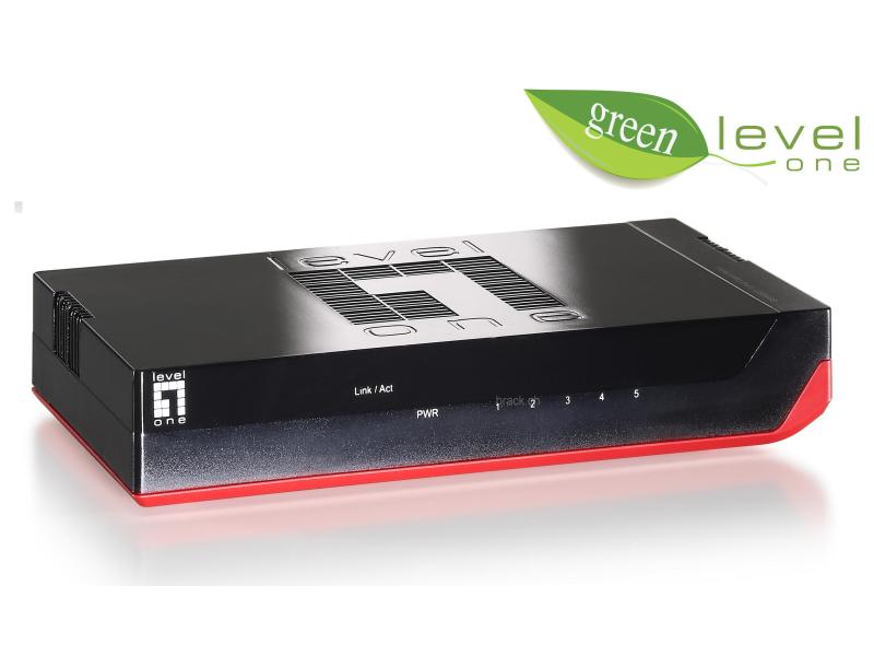 LevelOne Switch GSW-0507 V2 5 Port 5-Port Switch