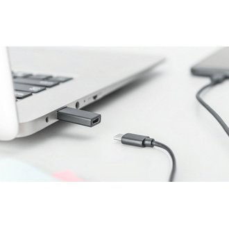 Adaptateur USB Type-C, USB A - USB-C, noir
