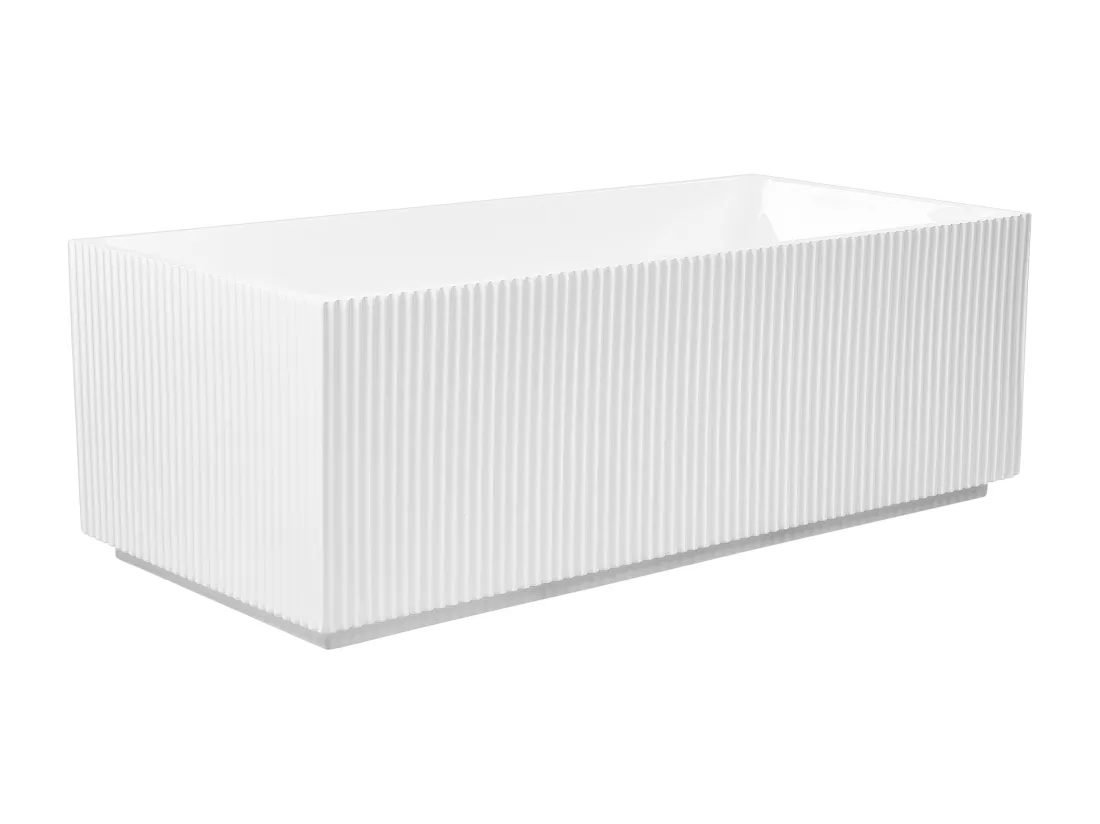 Baignoire îlot blanche rectangle 169 x 80 cm GOCTA