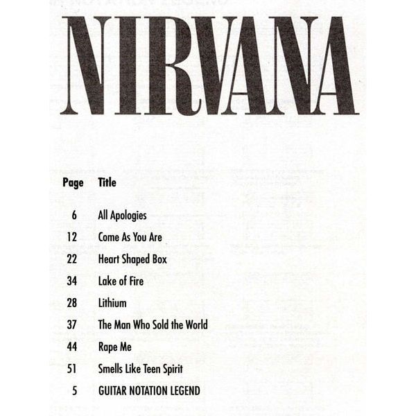 Hal Leonard Easy Guitar Play-Al. Nirvana