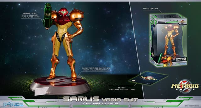 First 4 Figures Metroid Prime actionfigur (Samus Varia suit)