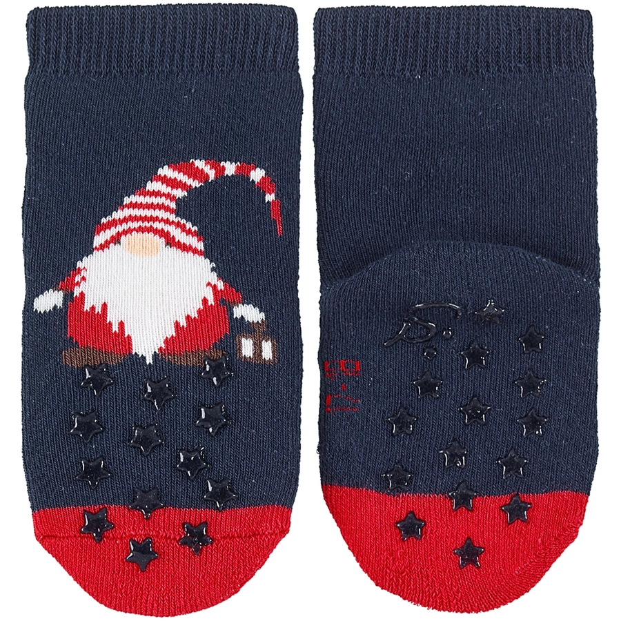Sterntaler ABS-Krabbelsöckchen Doppelpack Weihnachten marine