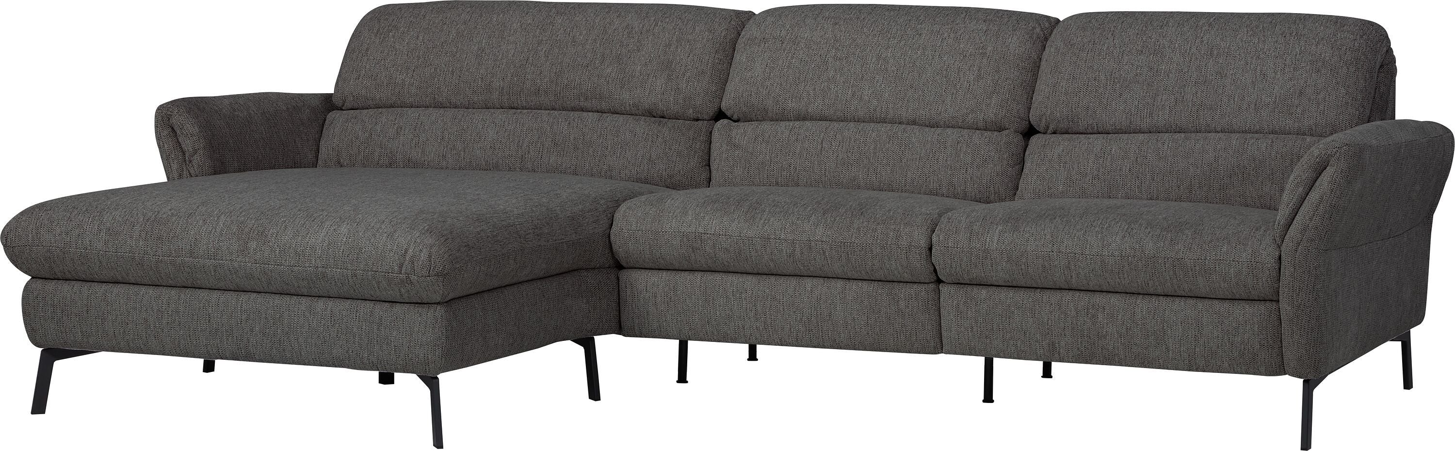 SEBO Ecksofa - Anthrazit / B: 284.0 cm x T: 161.0 cm x H: 84.0 cm