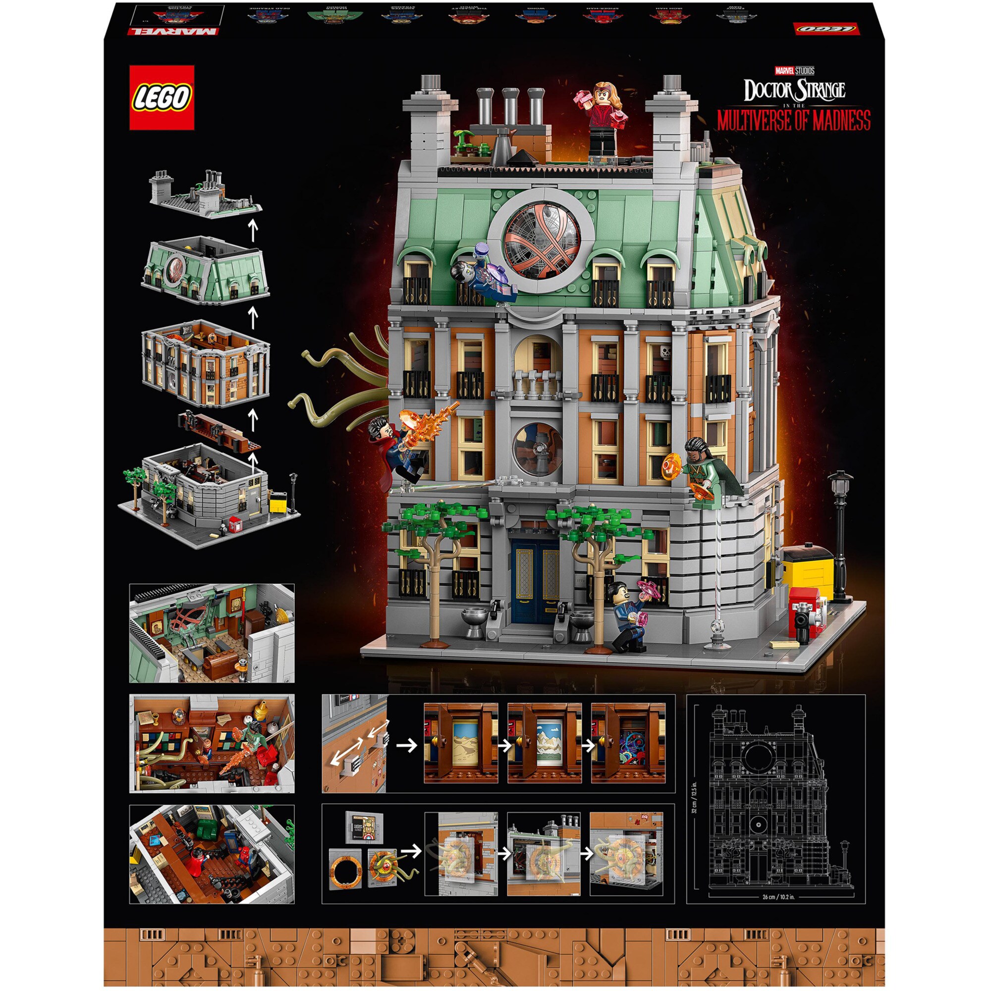 LEGO Konstruktionsspielzeug Marvel Super Heroes Sanctum Sanctorum