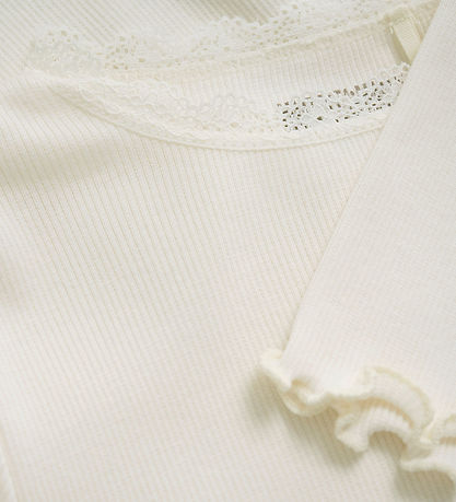 Huttelihut Bluse - Rib - Antique White