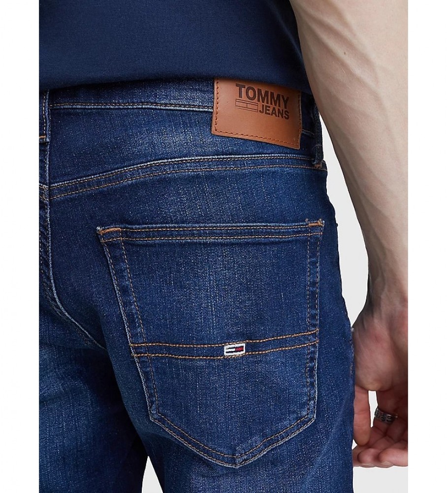 Calça jeans Tommy Jeans Scanton Slim Asdbs azul