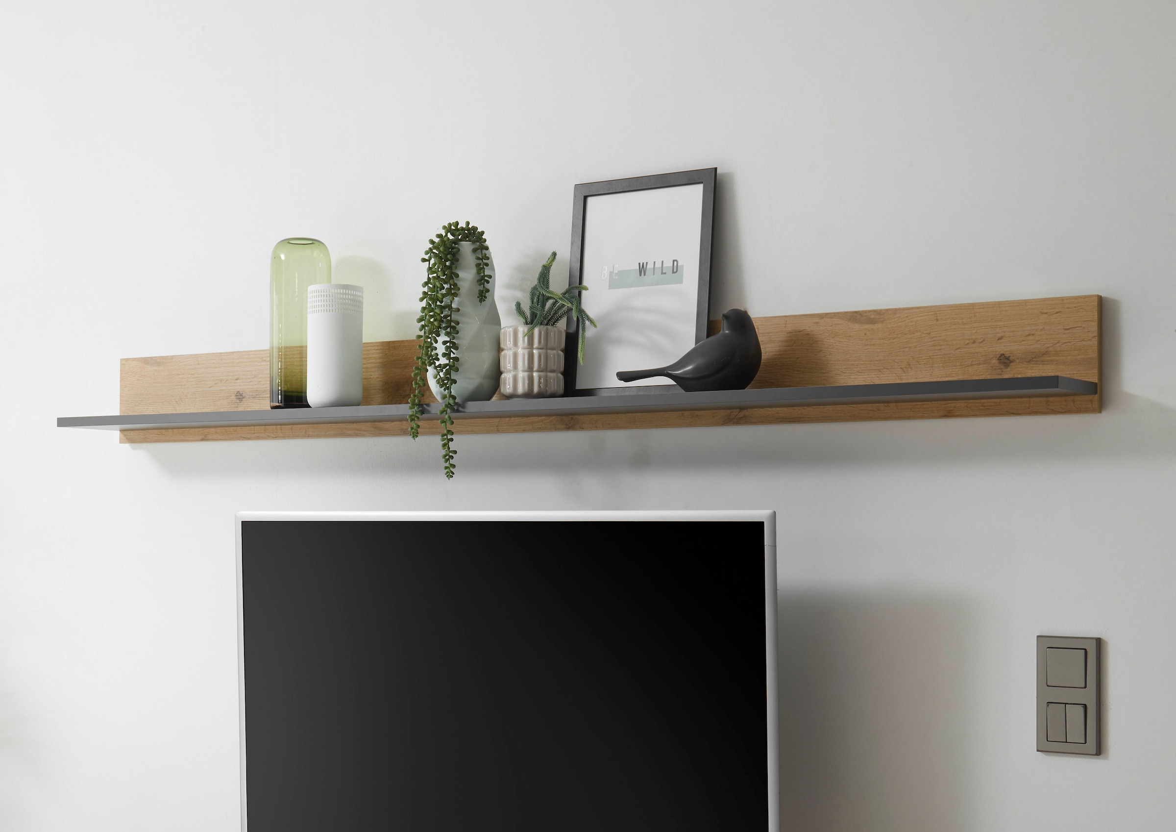 INOSIGN Wandregal »City/Giron, modernes Wandboard, Wandhalter mit Ablagefläche« vielseitig einsetzbares Hängeregal
