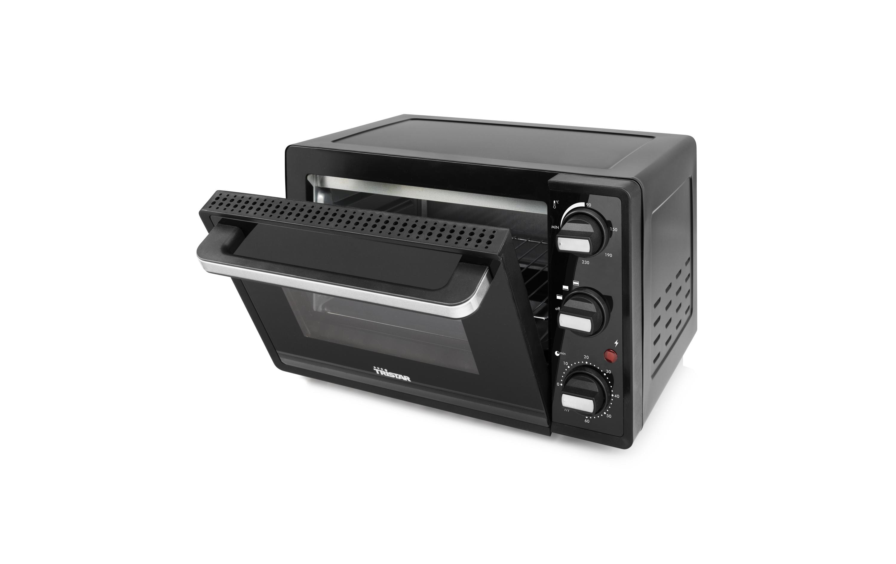 Backofen OV-3620 19 l, Schwarz<br>Mini-Backofen zum Backen, Grillen und Toasten