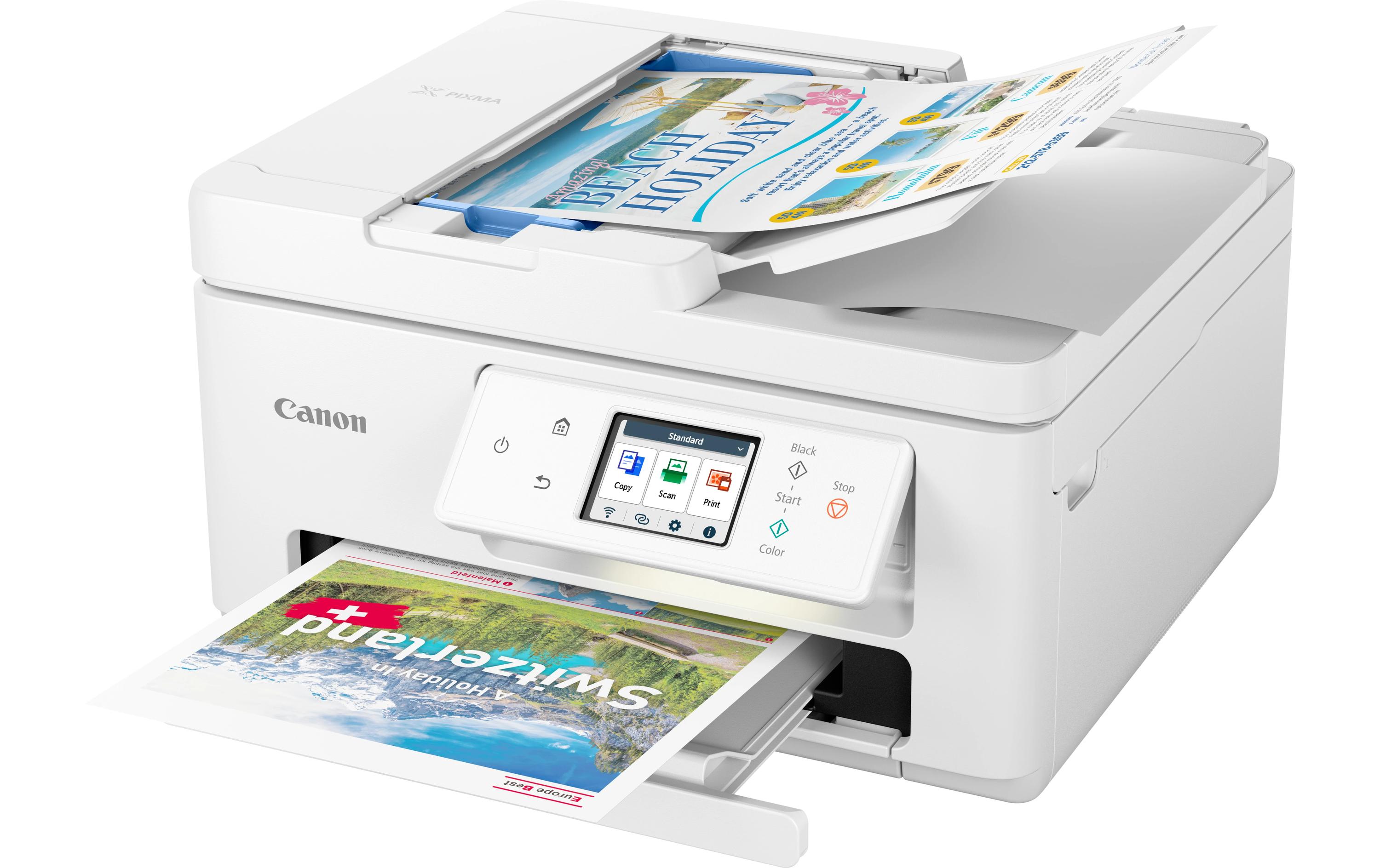 Multifunktionsdrucker Canon Pixma TS7750I WLAN inkl. Papier<br>WLAN-fähiger 3-in-1-Tintenstrahl-Multifunktionsdrucker