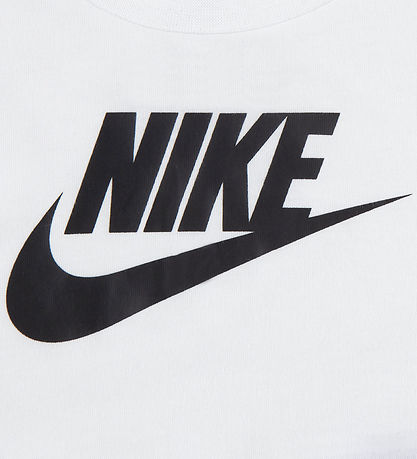 Nike Sweatset m. T-Shirt - Baltic Blue/Schwarz