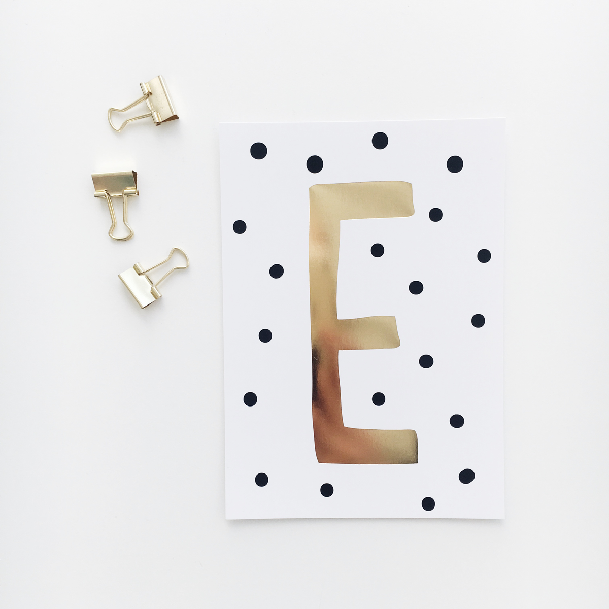 Postkarte „E