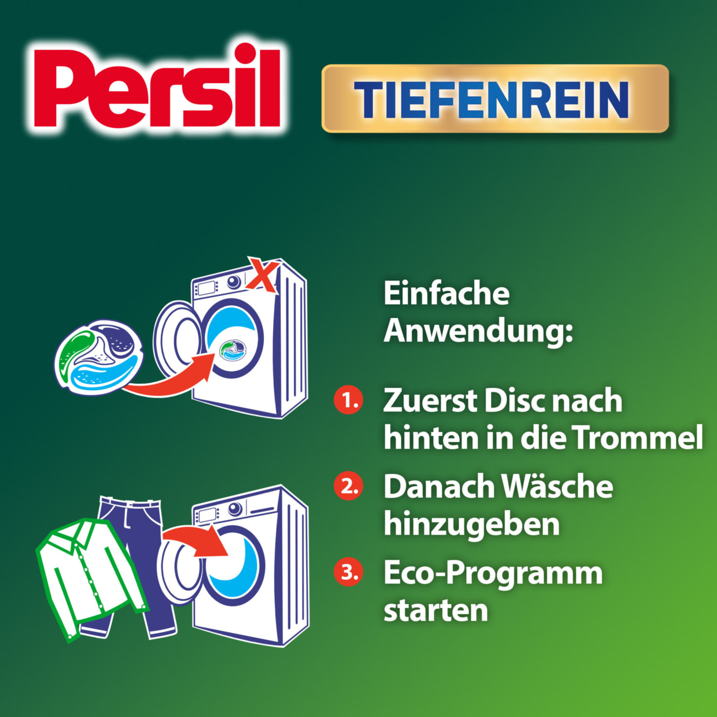 Persil 4in1 Discs Color 60 Waschgänge