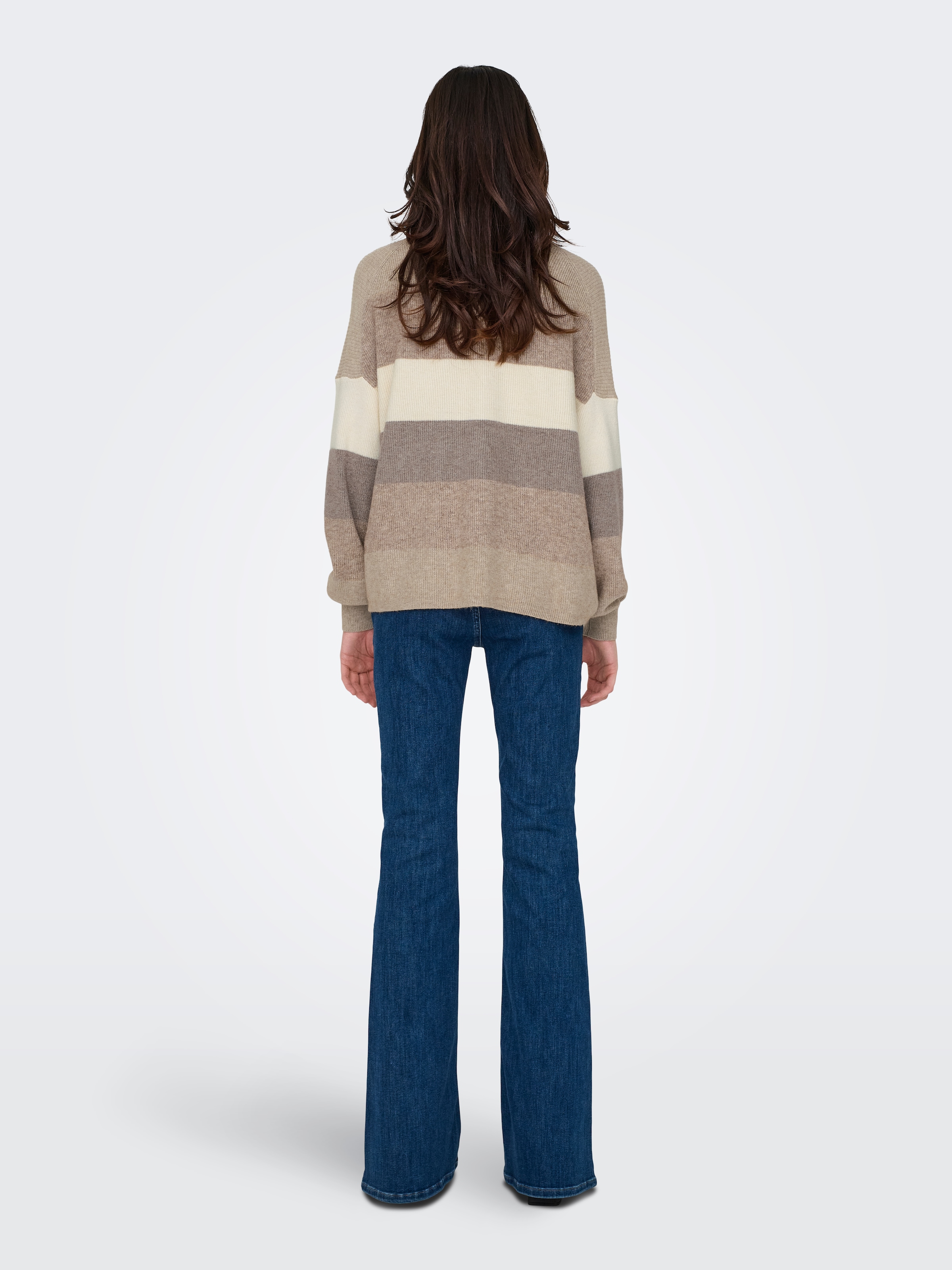 ONLY Strickpullover »ONLATIA L/S STRIPE PULLOVER KNT NOOS« mit Colorblock Design