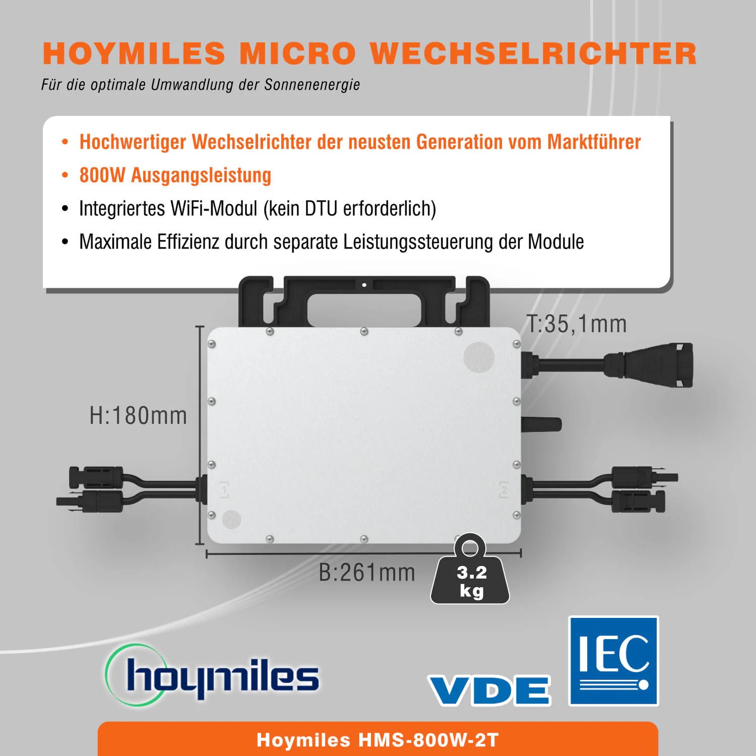 890W Bifaziales Balkonkraftwerk mit Speicher