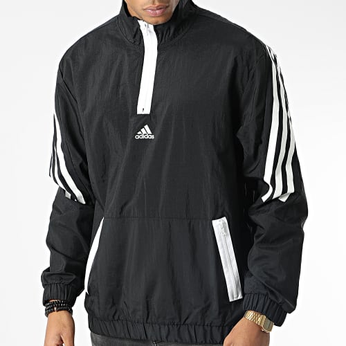 Coupe-Vent Col Zippé HJ9946 Noir
