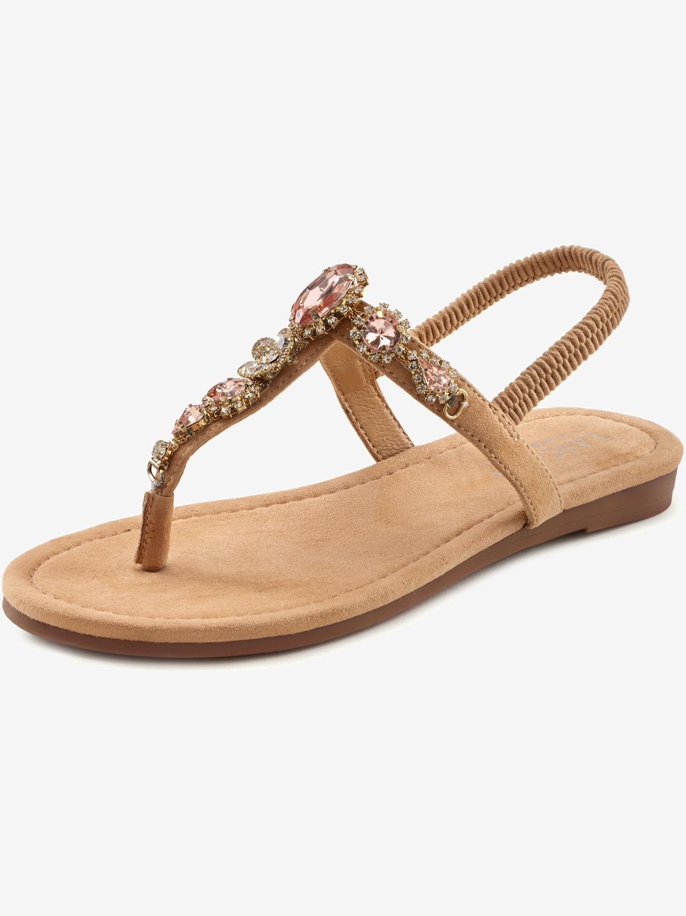 Tongs pierres fantaisie tendance