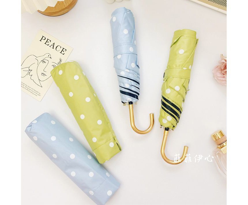 Fenmo - Polka Dot UV-bescherming Compacte Paraplu