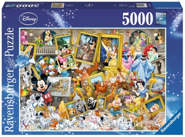 Ravensburger Puzzle 17432 - Mickey als Künstler - 5000 Teile Disney Puzzle für Erwachsene und Kinder ab 14 Jahren