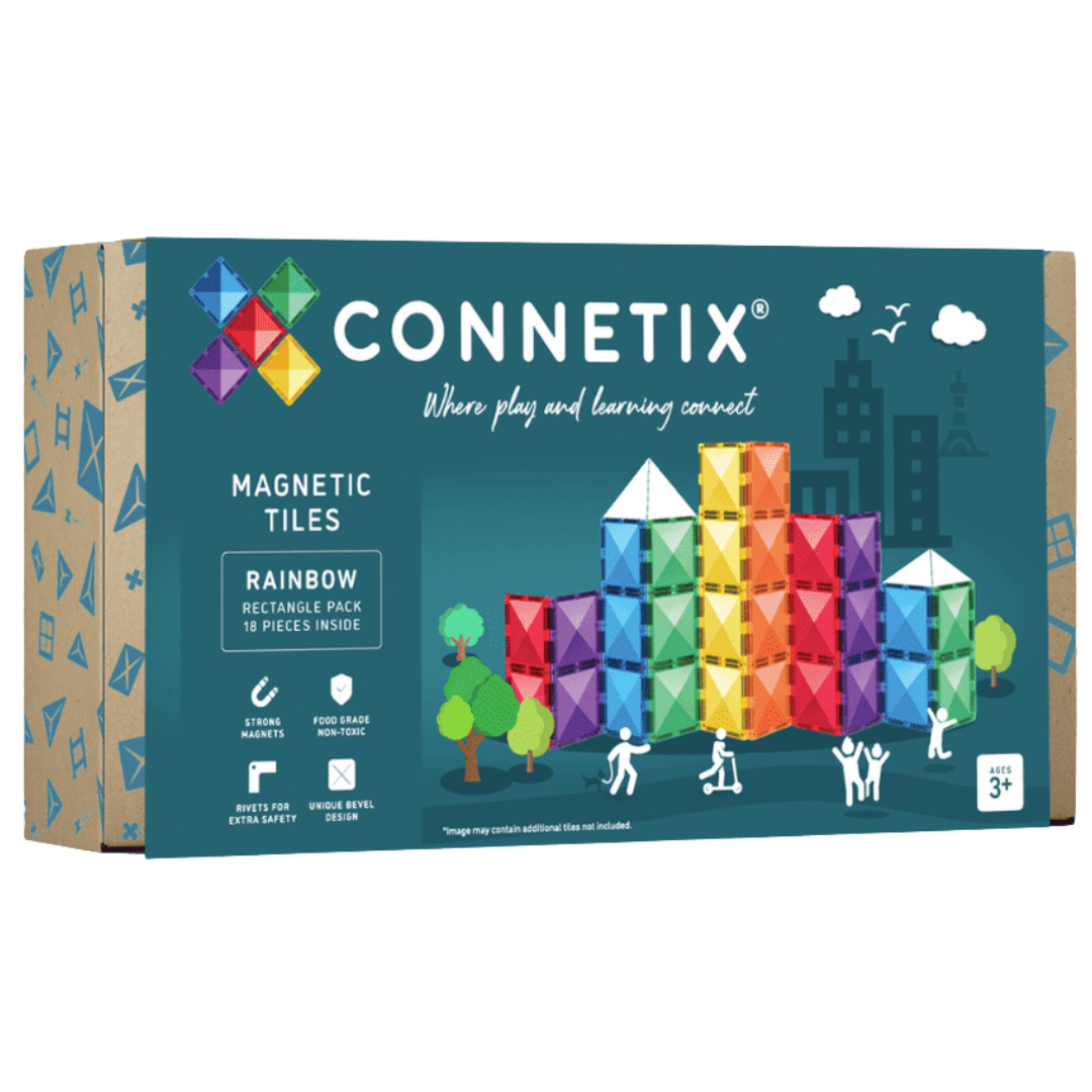 Connetix magnetische tegels rectangle rainbow
