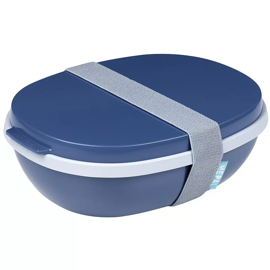 Mepal Lunchbox Duo Ellipse 825 + 600 ml dunkelblau