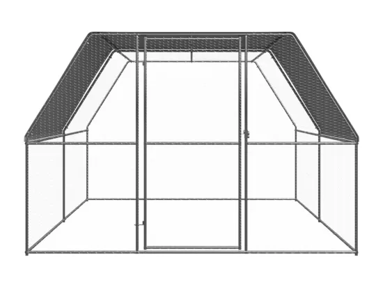 Poulailler d'extérieur 3x4x2 m Acier galvanisé