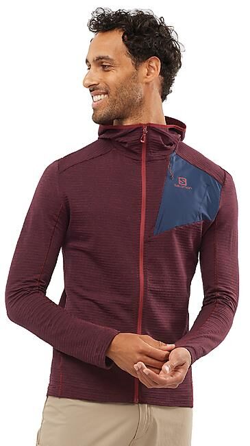 SALOMON - OUTLINE FZ HOODIE M