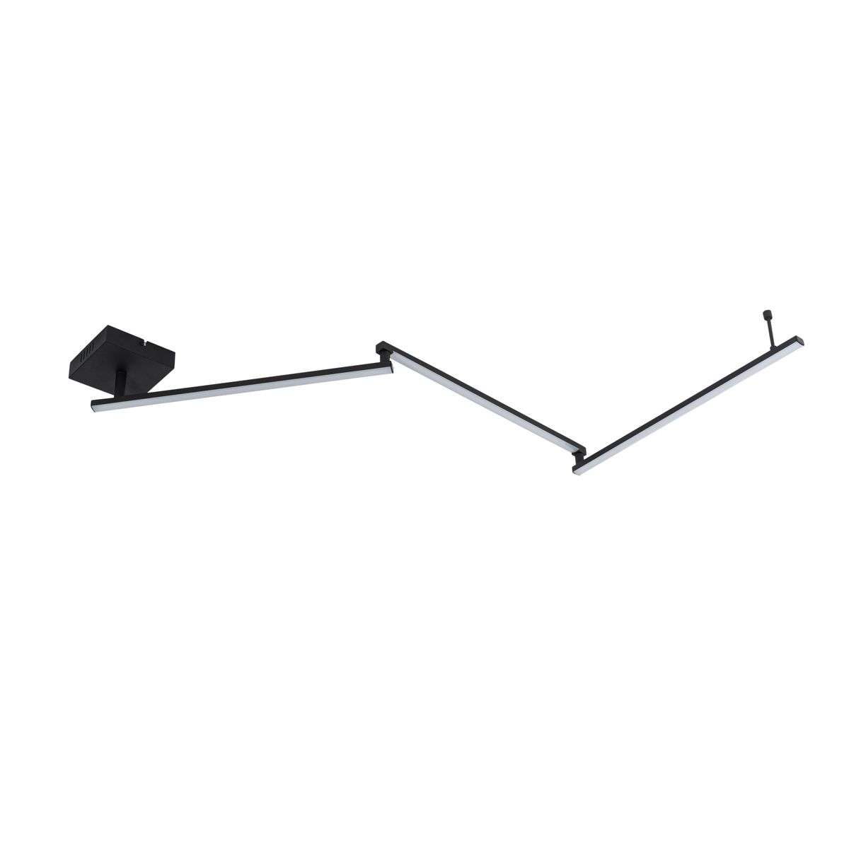 Plafondlamp zwart 150,8 cm incl. LED 3-staps dimbaar verstelbaar - Annuschka