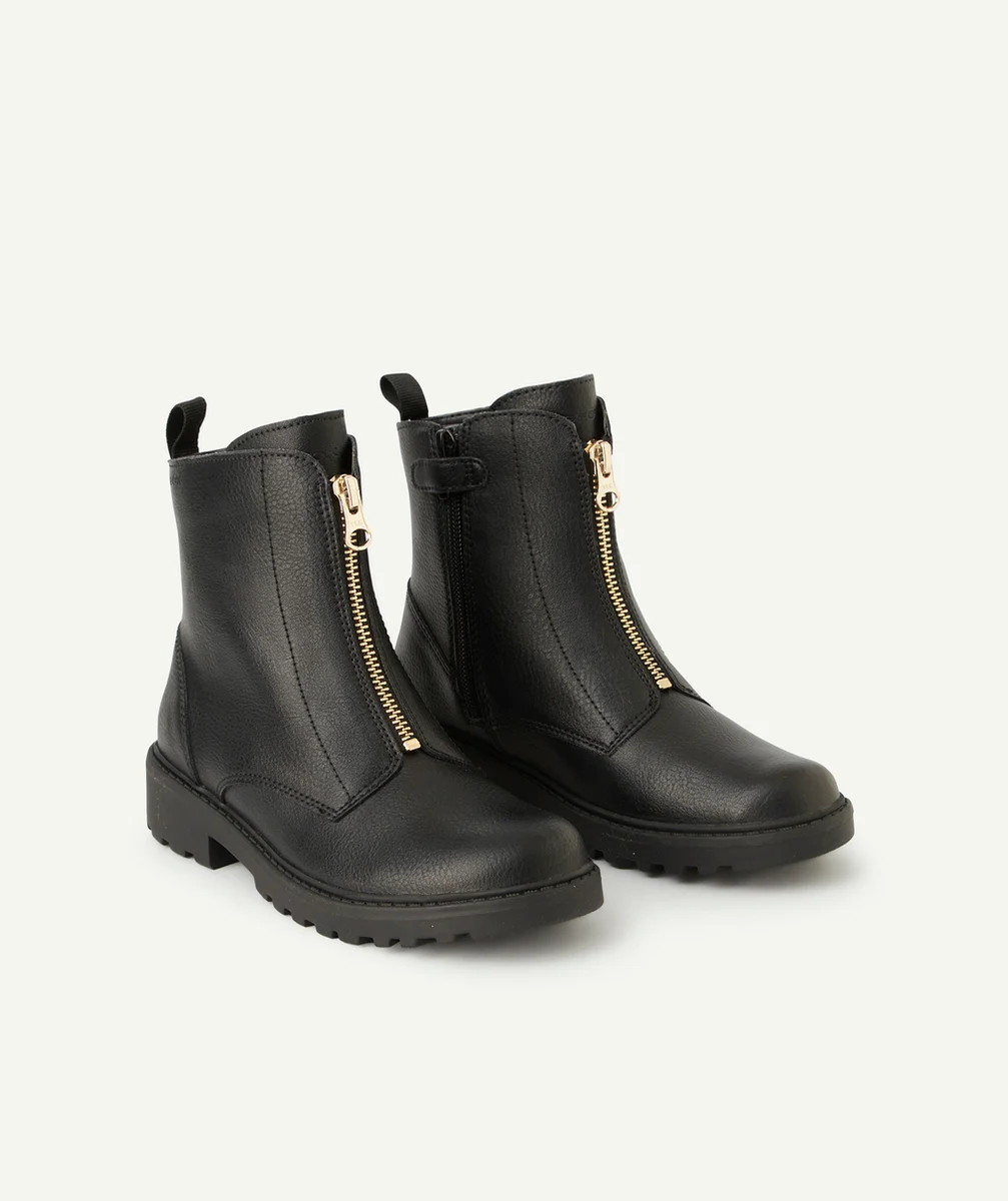 GEOXBOTTINES ZIPPÉES CASEY NOIR