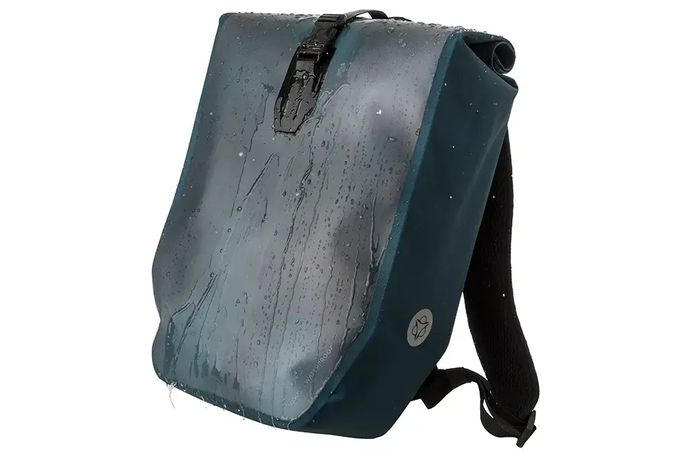 AGU Clean Single Shelter Click'nGo Large 21L Fietstas/Rugzak Donkerblauw