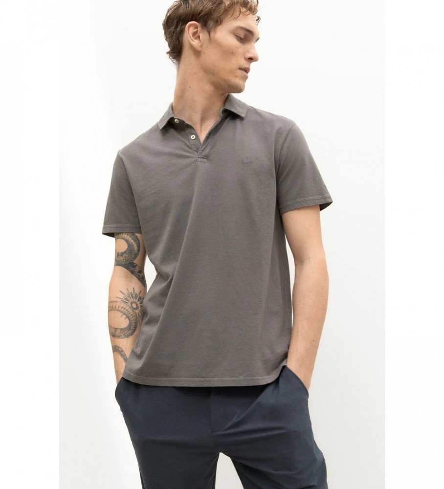 Camisa polo cinza escuro ECOALF Theoalf