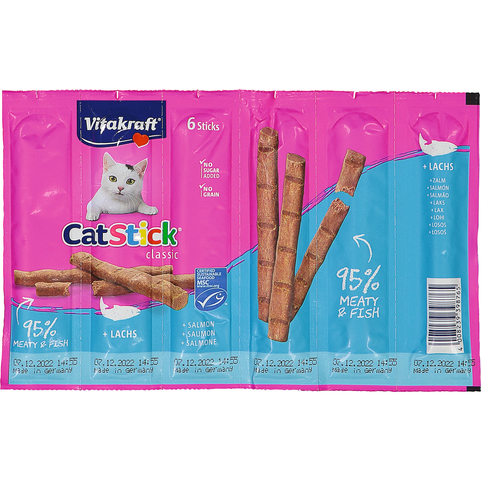 Cat-Stick Lachs MSC 6 x 6 g